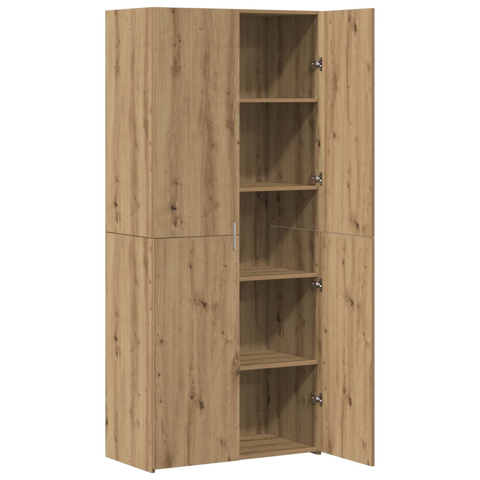Aukštas spintelė 2 pcs Amatininkų ąžuolas 80 x 42 x 185 cm
