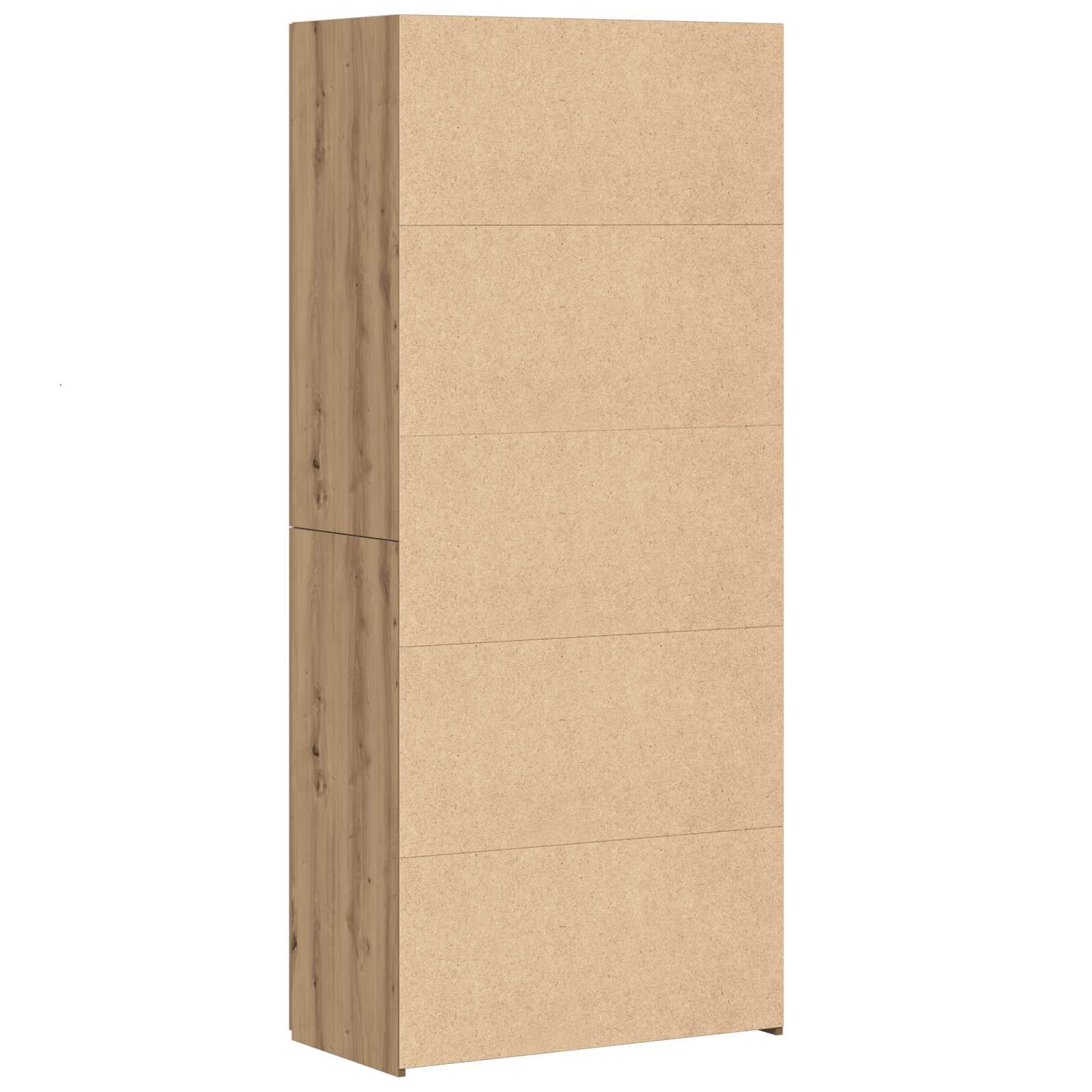 Aukštas spintelė 2 pcs Amatininkų ąžuolas 80 x 42 x 185 cm