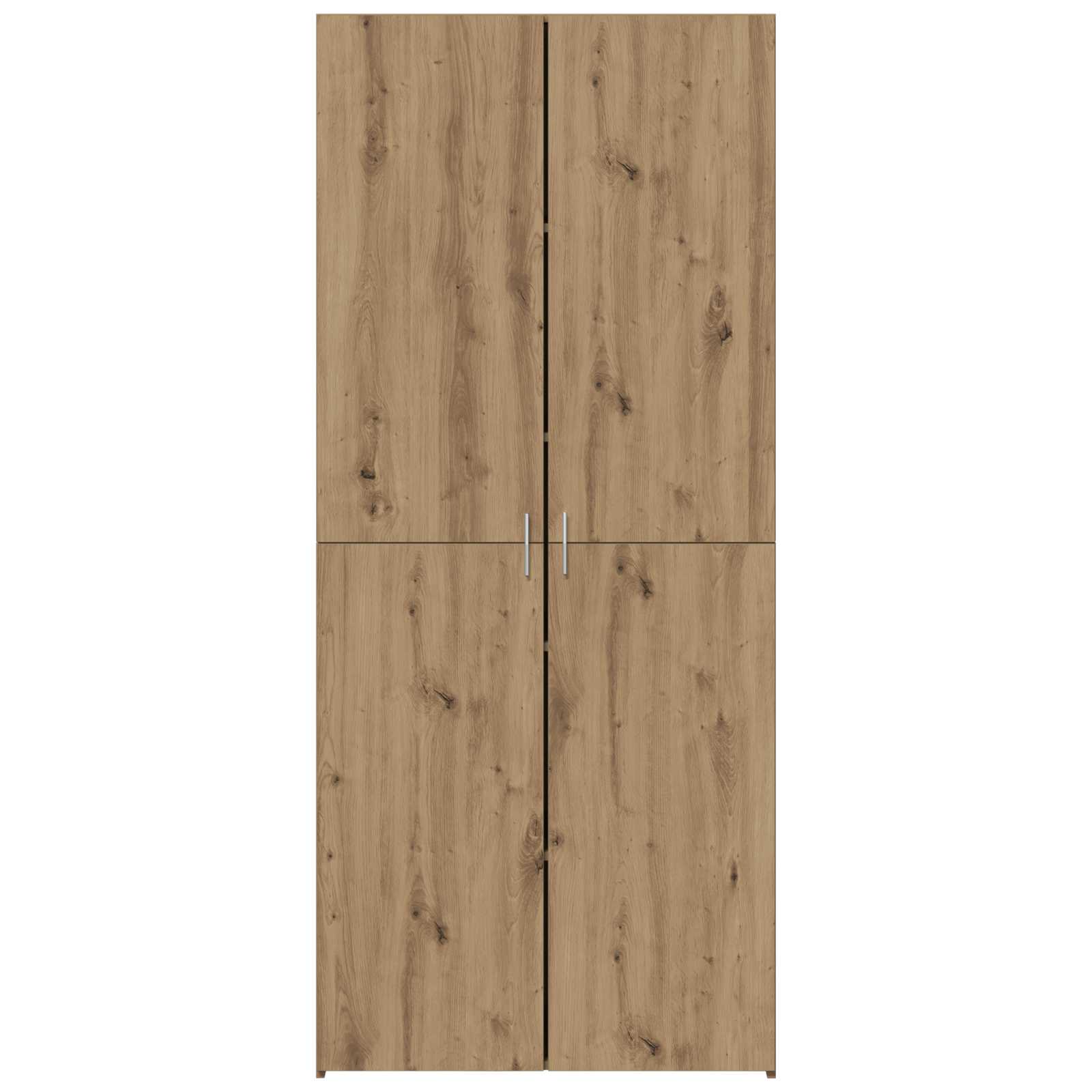 Aukštas spintelė 2 pcs Amatininkų ąžuolas 80 x 42 x 185 cm