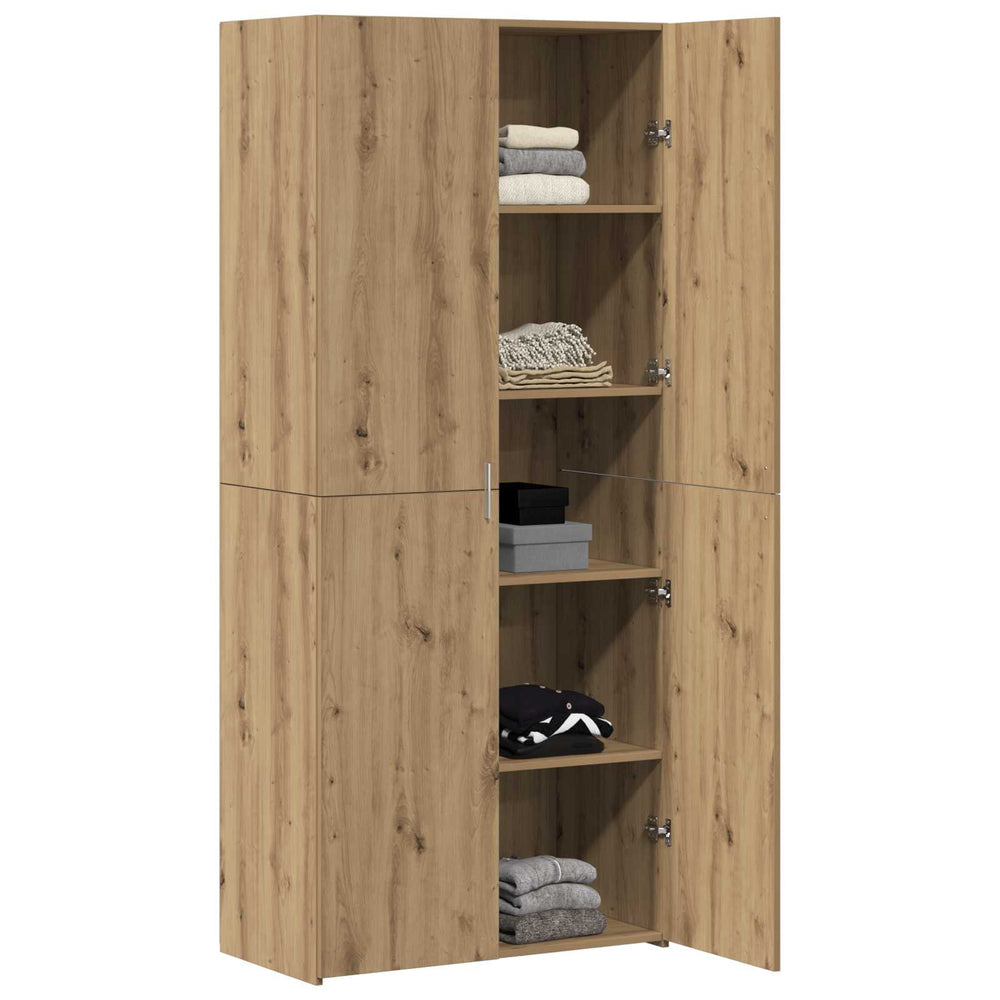 Tall cabinet 2 pcs Artisan oak 80 x 42 x 185 cm