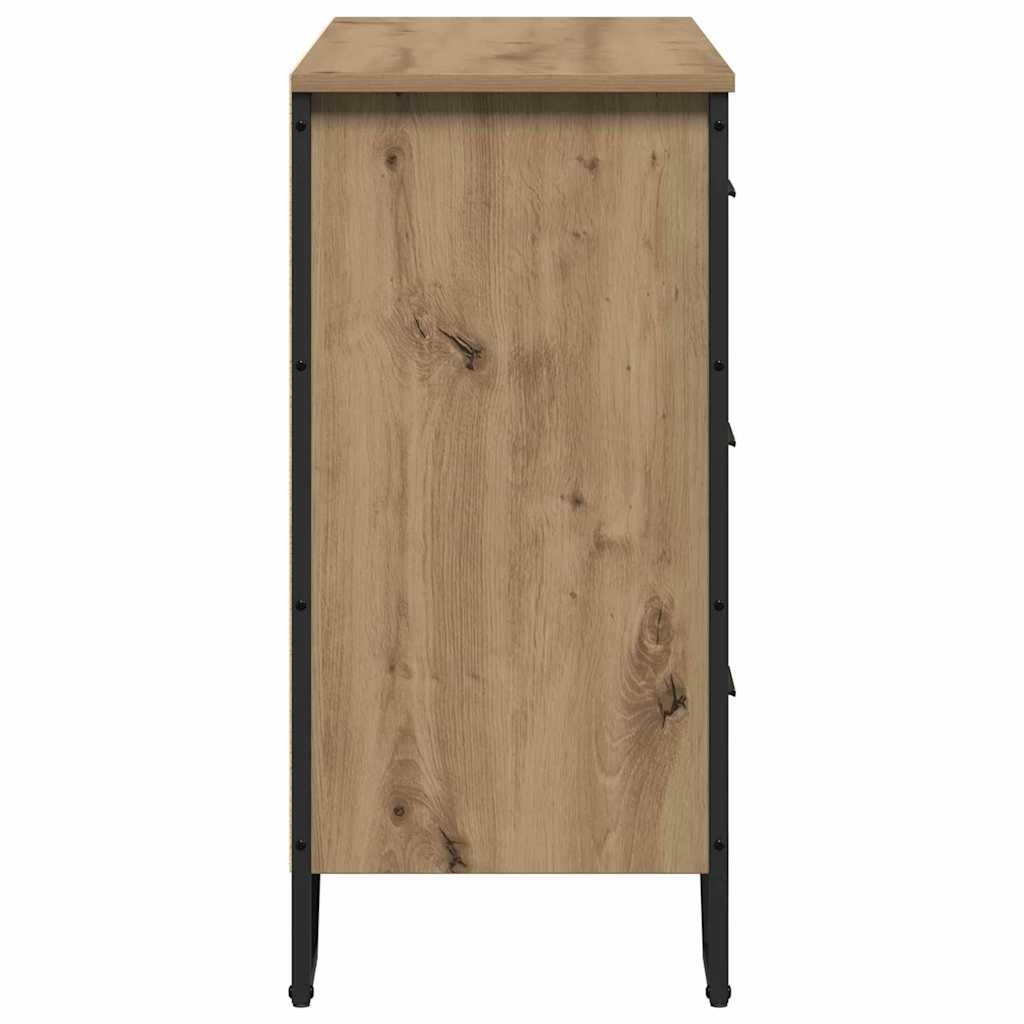 komoda Meistrų ąžuolas 91x35.5x74.5 cm Inžinerinė mediena
