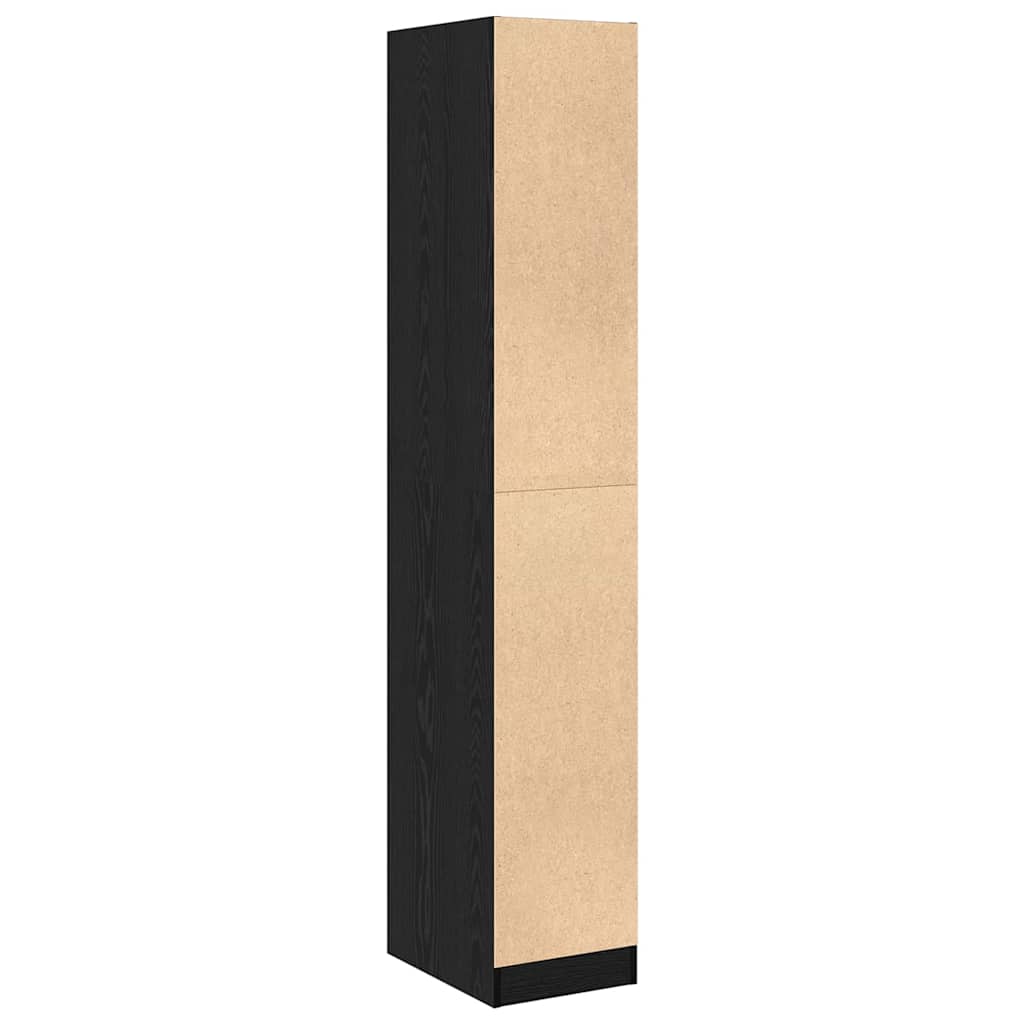 apoteka spinta Juodas 30x41x174.5 cm Inžinerinė Medžiaga