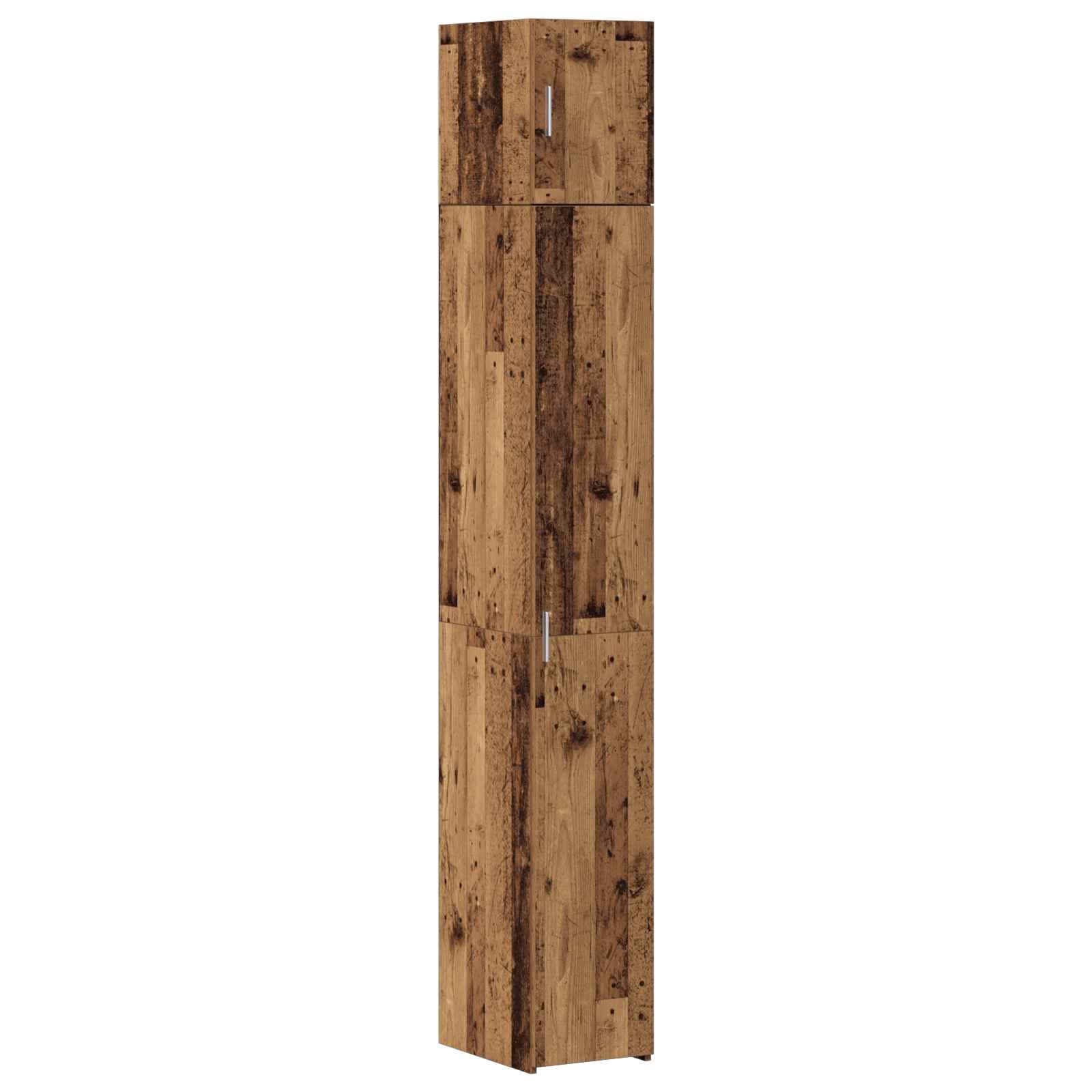 Lieknas Saugojimo Kabinetas Senos Medžio 30x42.5x225 cm Perdirbtos Medienos
