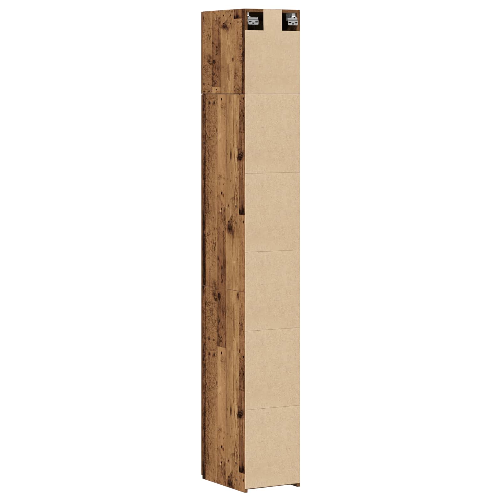Lieknas Saugojimo Kabinetas Senos Medžio 30x42.5x225 cm Perdirbtos Medienos