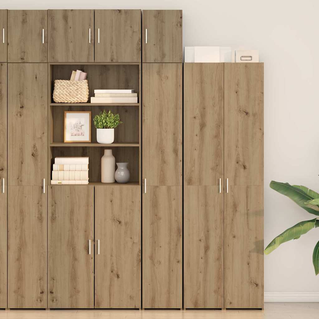 Oppbevaringsskap 3 pcs Amatininkų ąžuolas 30 x 42,5 x 225 cm
