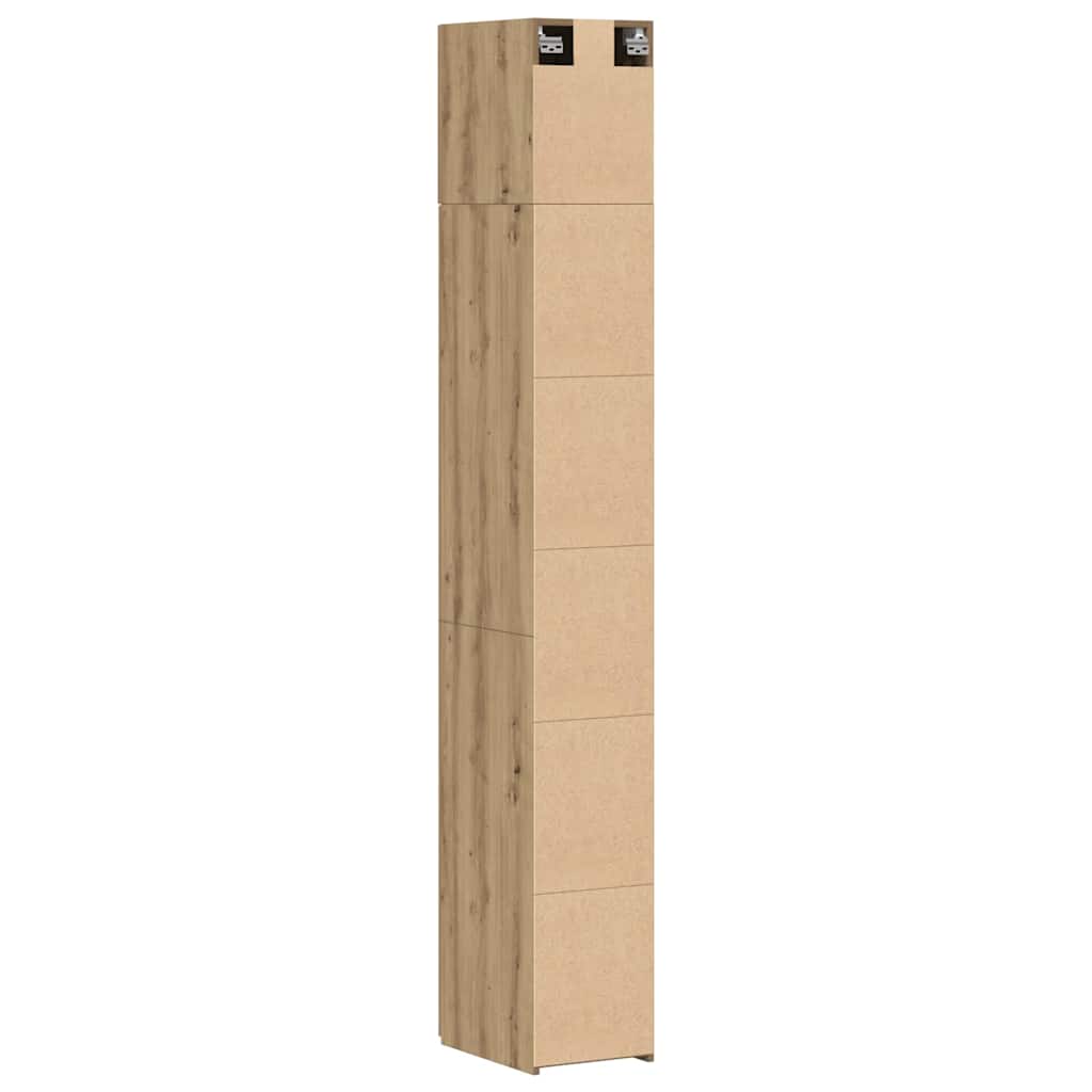 Oppbevaringsskap 3 pcs Amatininkų ąžuolas 30 x 42,5 x 225 cm
