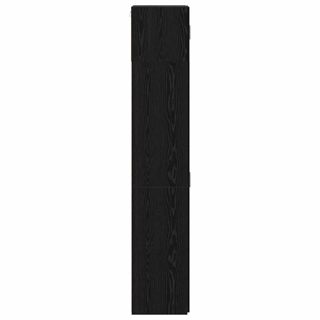 Storage cabinets 3 pcs Black oak