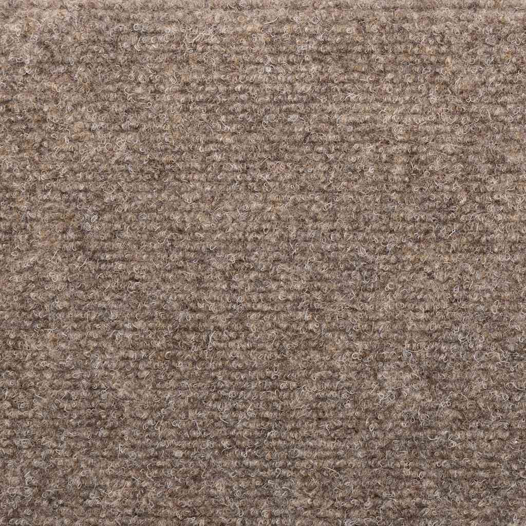 Laiptų kilimėliai, lipnūs, 20 vnt., 65x21x4 cm, smėlio spalvos, pusapvaliai, dideli
