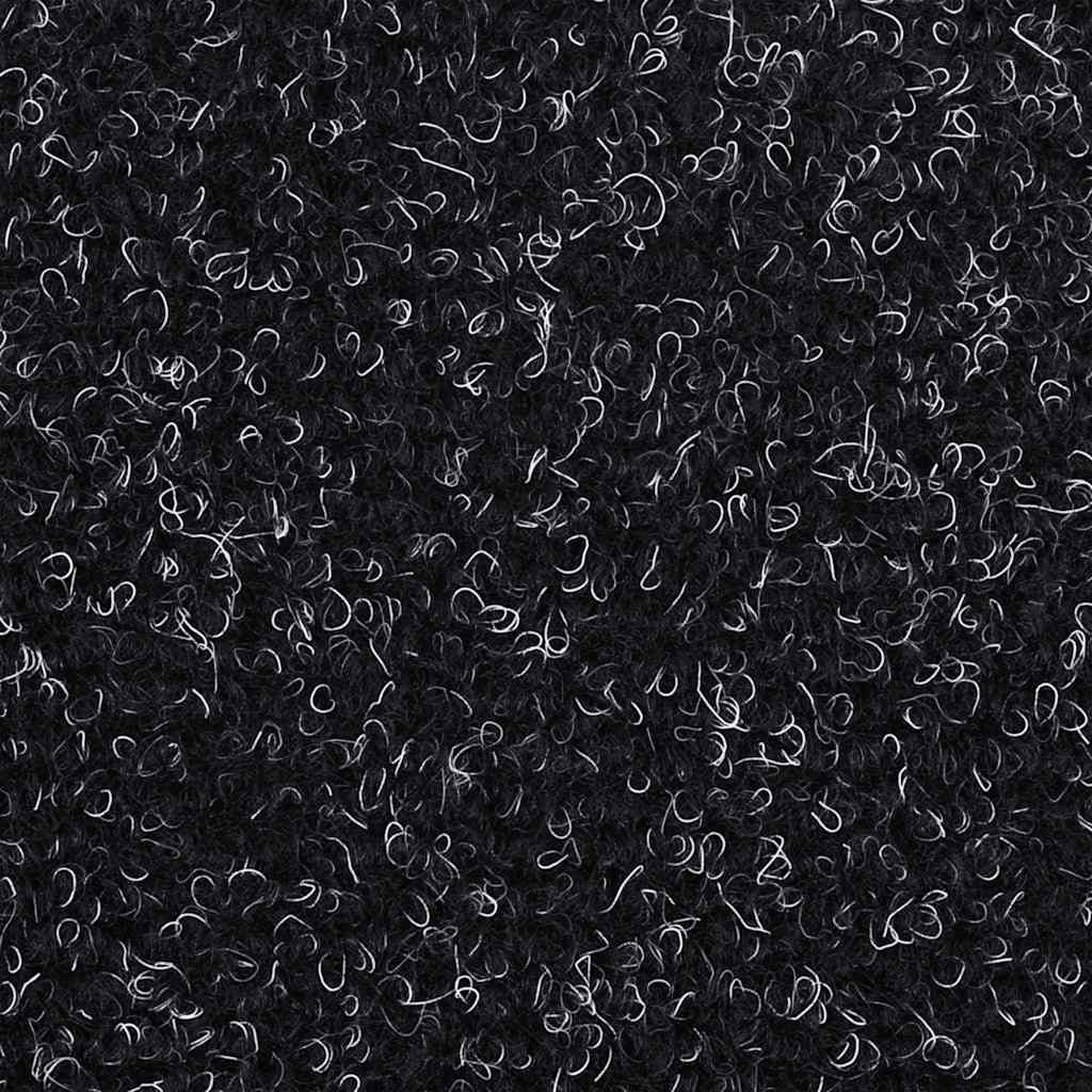 Stair mats, self-adhesive, 30 pcs., black, semi-circular, large, 65x21x4 cm