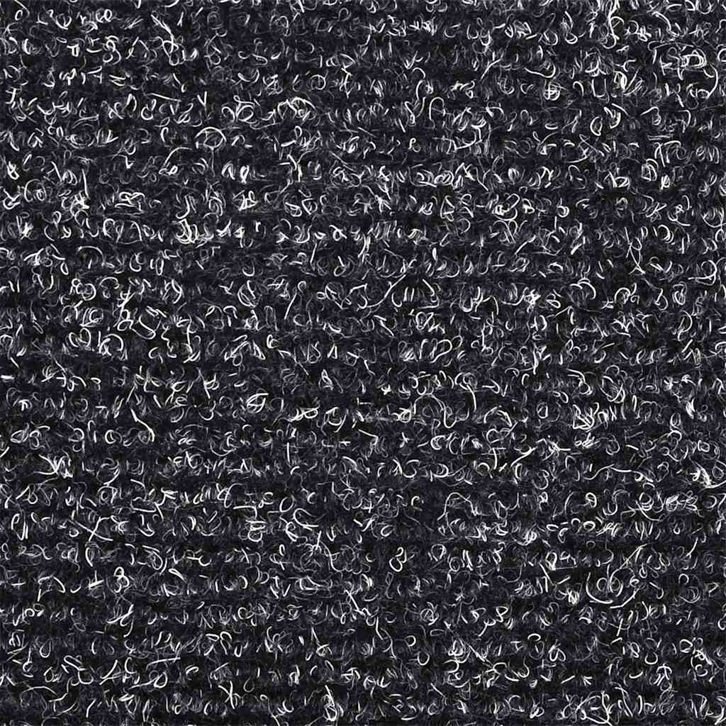 Laiptų kilimėliai, lipnūs, 20 vnt., 56x17x3 cm, tamsiai pilki, pusapvaliai