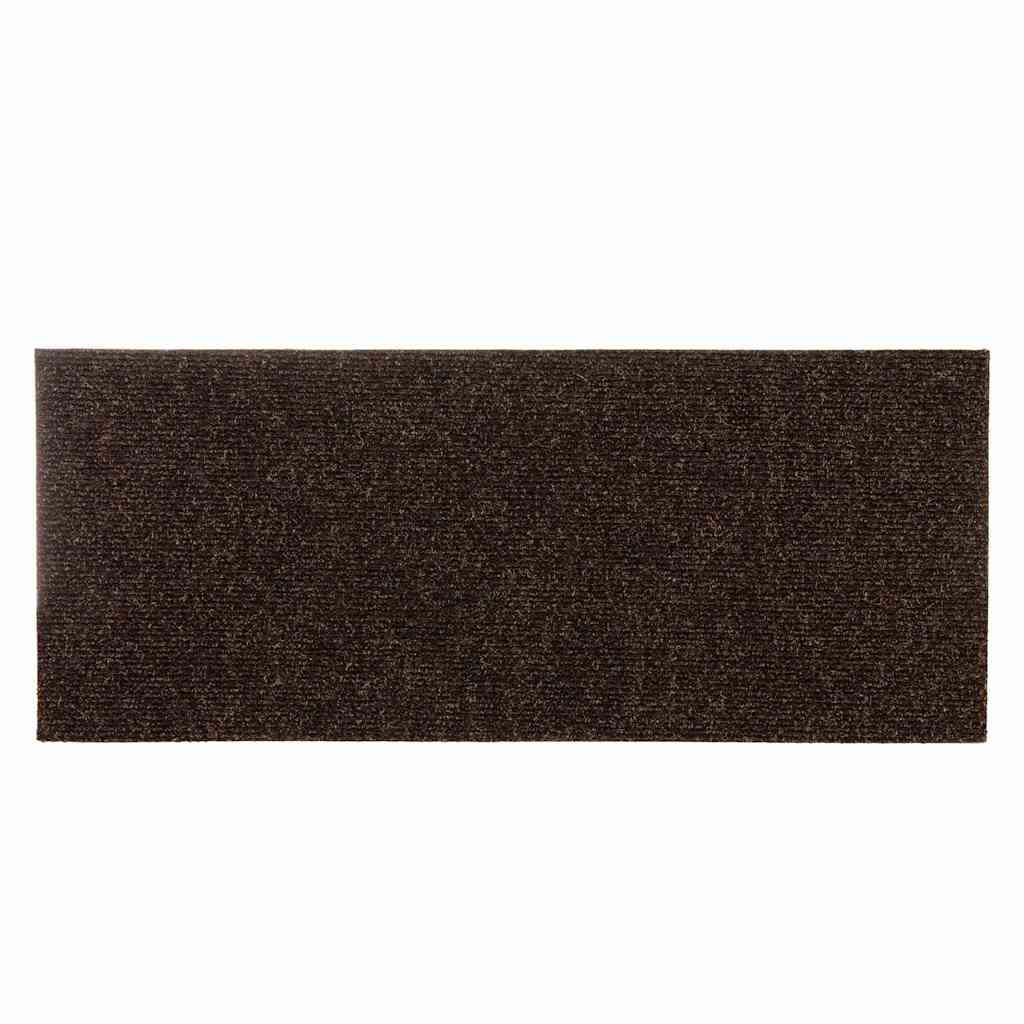 Laiptų kilimėliai, lipnūs, 30 vnt., 60x25 cm, rudi, stačiakampiai