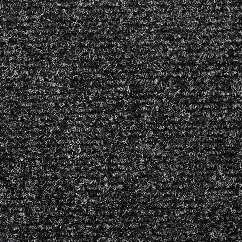 Pakāpienu paklājiņi, pašlīmējoši, 20 gab., pelēki, 65x21x4 cm, taisnstūra malas