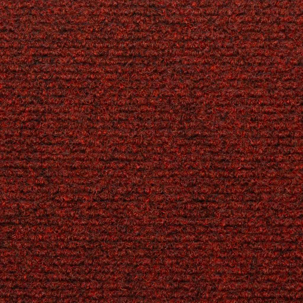 Laiptų kilimėliai, lipnūs, 20 vnt., 65x21x4 cm, bordo raudoni, stačiakampiai kraštai