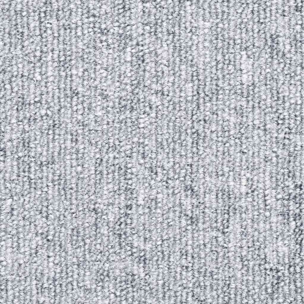 Laiptų kilimėliai, 30 vnt., 56x17x3 cm, šviesiai pilki, pusapvaliai