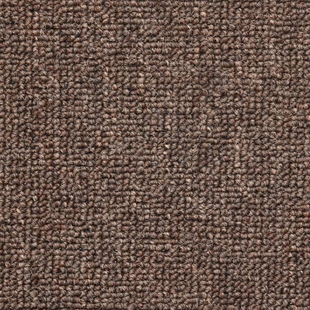 Kāpņu paklāji, 30 gab., 56x17x3 cm, kafijas brūnā krāsā, pusapaļi