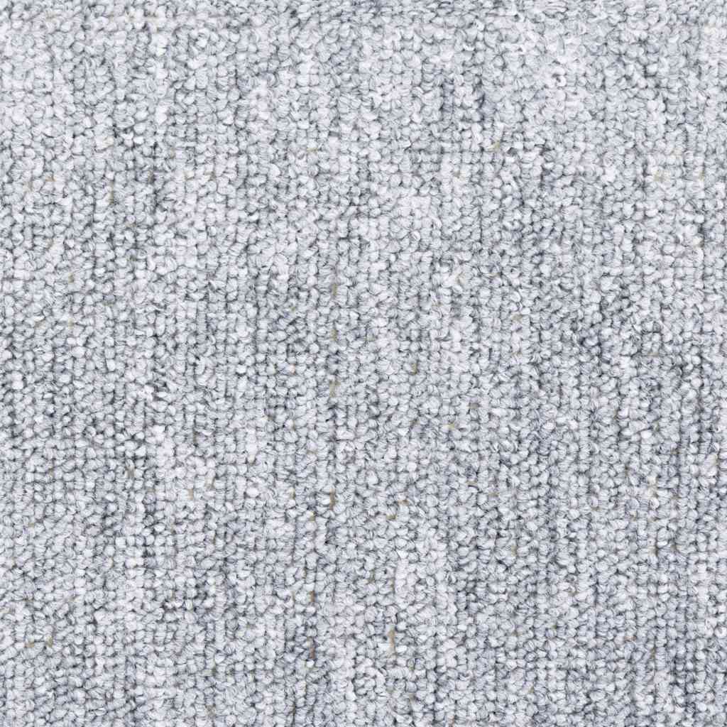 Laiptų kilimėliai, 30 vnt., 65x24x4 cm, šviesiai pilki, pusapvaliai, dideli