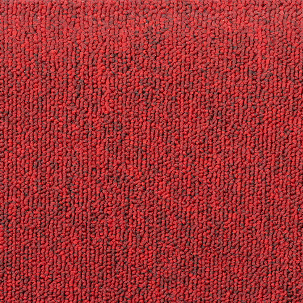 Laiptų kilimėliai, 30 vnt., 65x24x4 cm, raudonos spalvos, pusapvaliai, dideli