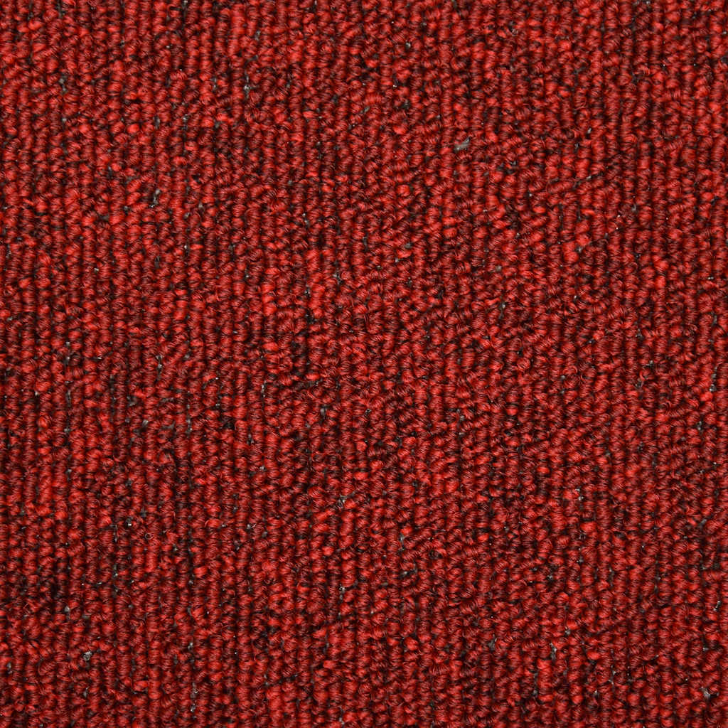 Stair mats, 30 pcs, 65x21x4 cm, red, rectangular edges