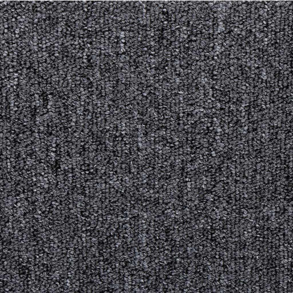 Laiptų kilimėliai, 30 vnt., 65x21x4 cm, tamsiai pilki, stačiakampiai kraštai