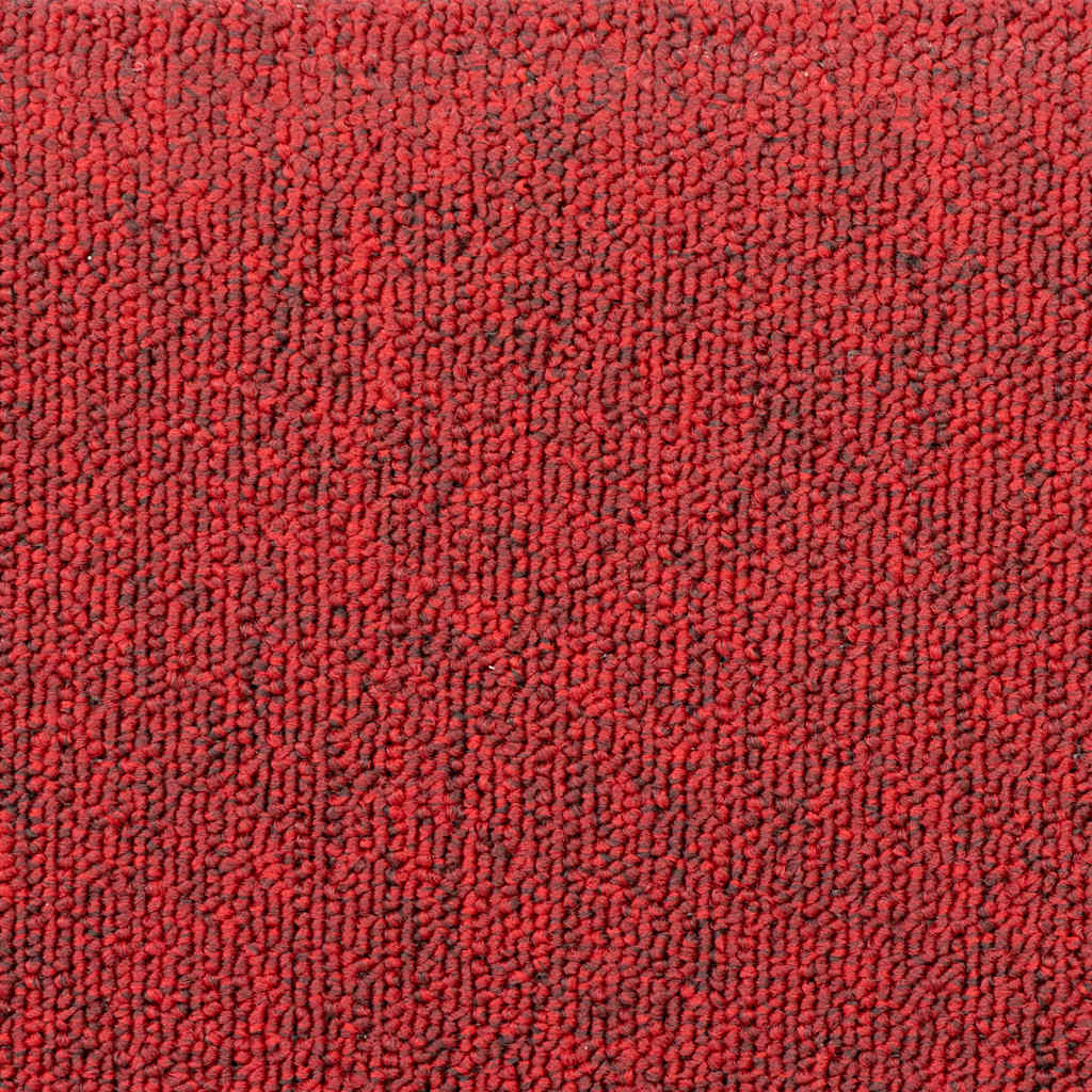 Laiptų kilimėliai, 20 vnt., 65x24x4 cm, raudonos spalvos, pusapvaliai, dideli