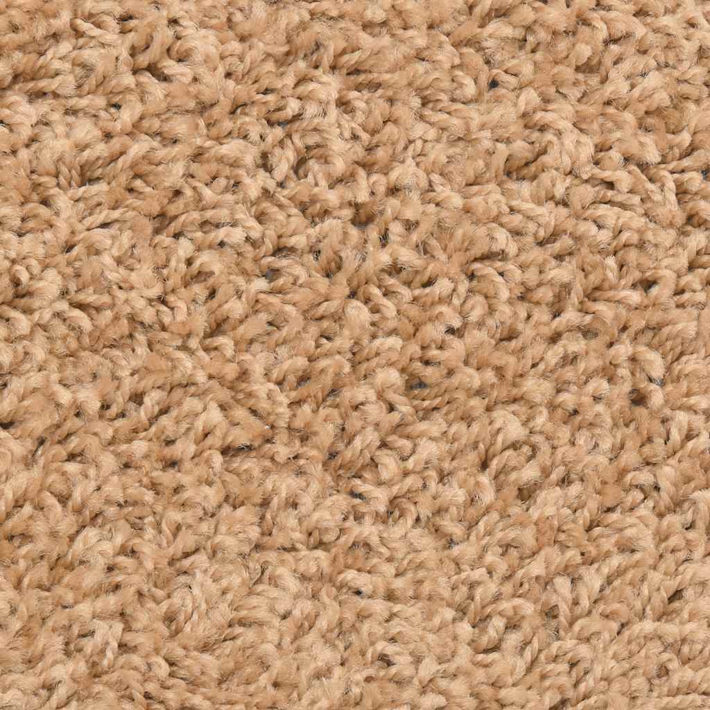Kāpņu paklāji, 30 gab., 56x17x3 cm, smilškrāsas, pusapaļi
