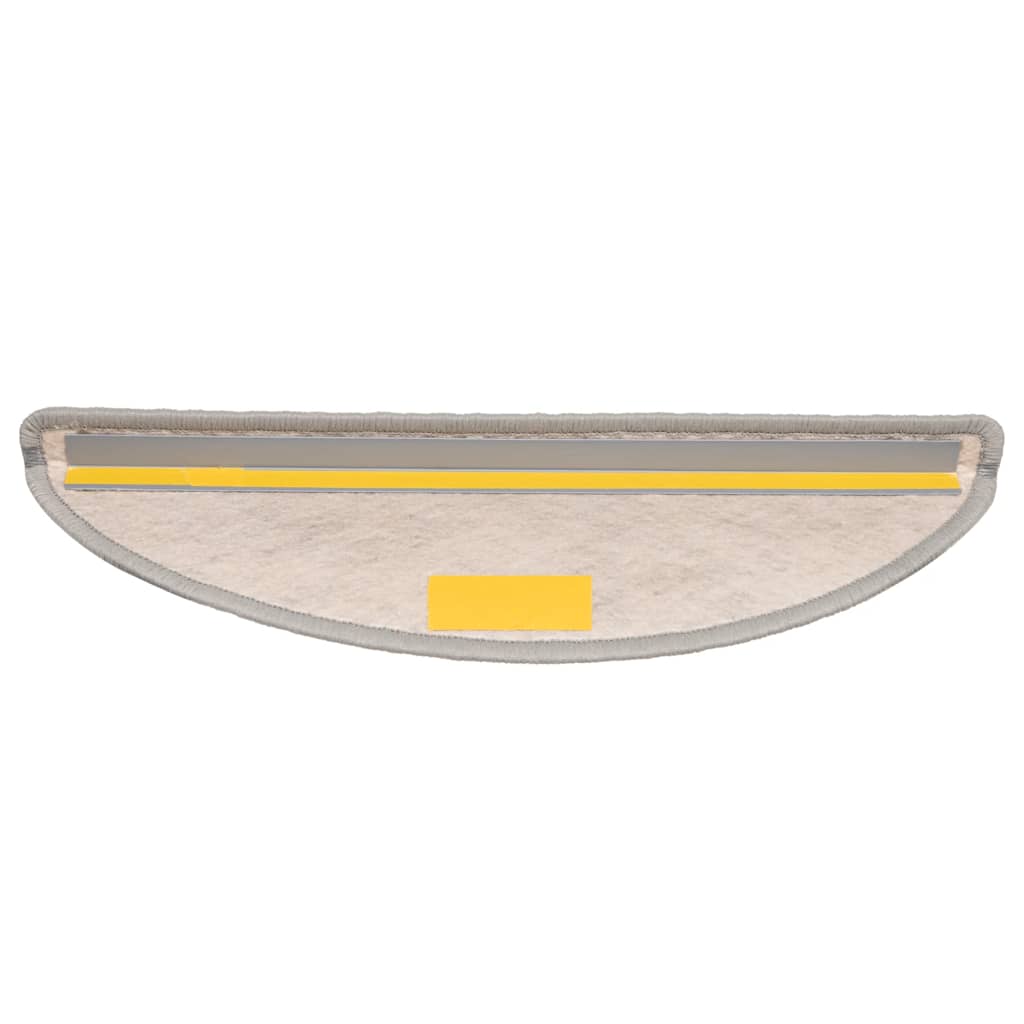 Laiptų kilimėliai Lipni Sisal-Look 30 vnt 56x17x3 cm Platina