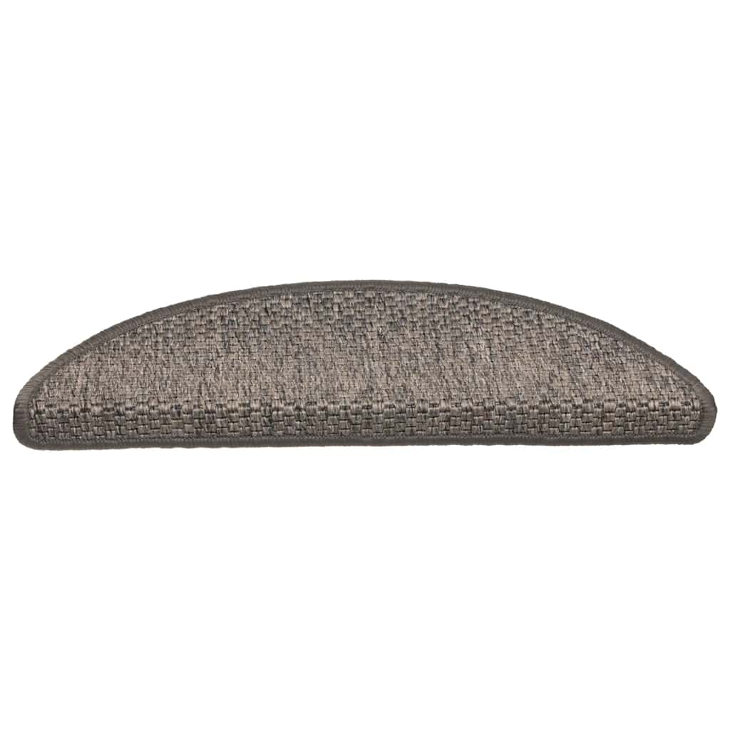 Lipnūs laiptų kilimėliai, 30vnt., pilki ir smėlio sp., 56x17x3cm