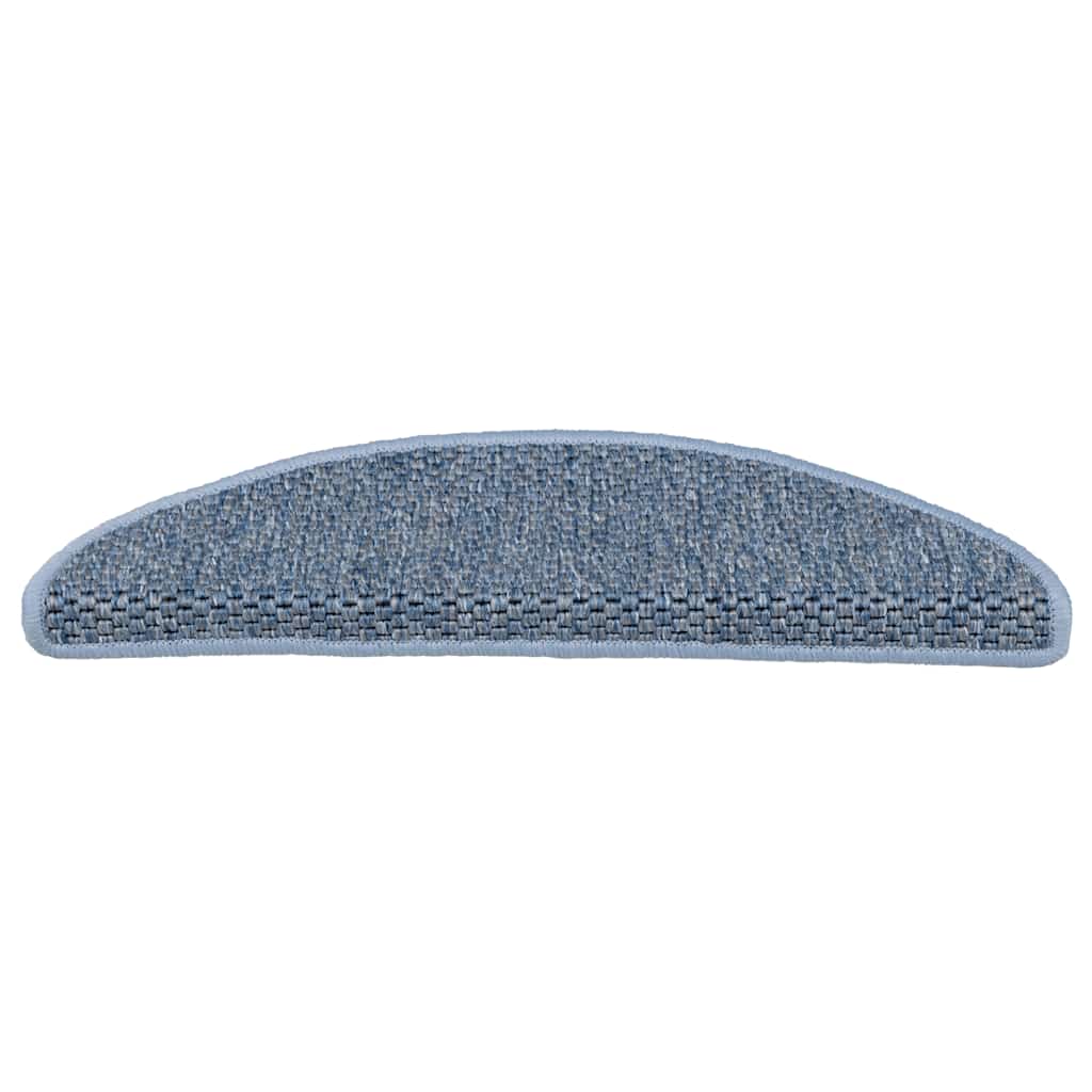 Self-adhesive stair mats, 30 pcs, blue, 56x17x3cm