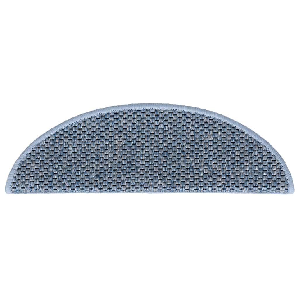 Self-adhesive stair mats, 30 pcs, blue, 56x17x3cm