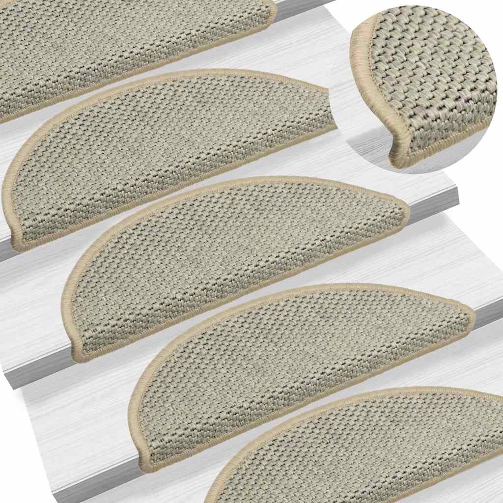 Self-adhesive stair mats, 30 pcs, light green, 56x17x3cm