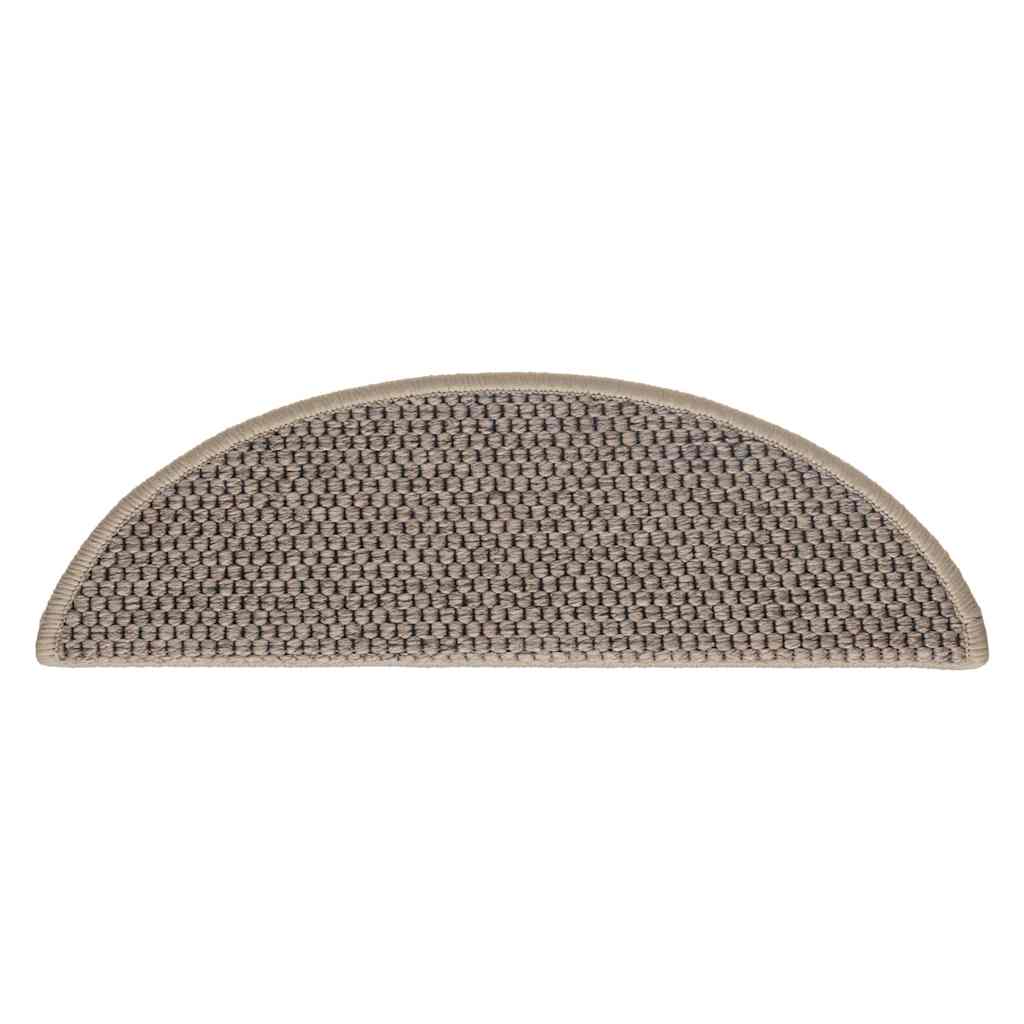 Stair carpet treads, 30 pcs., dark beige, 56x17x3cm