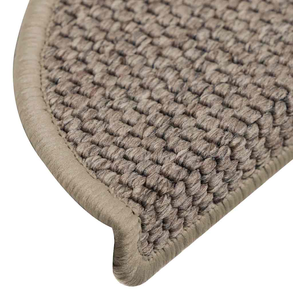 Stair carpet treads, 30 pcs., dark beige, 56x17x3cm