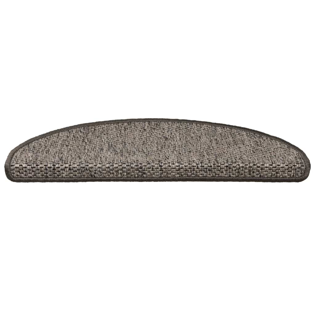 Lipnūs laiptų kilimėliai, 30vnt., pilki ir smėlio sp., 65x21x4cm