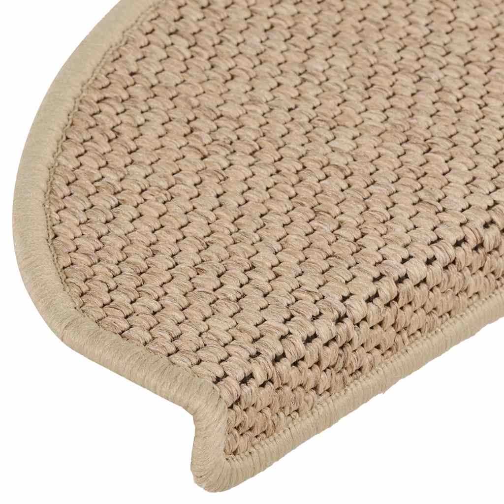 Stair Mats Self-Adhesive, 30 pcs, Beige, 65x21x4cm