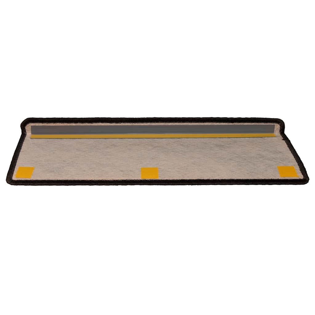 Adhesive stair mats, 30 pcs, anthracite, 65x21x4cm