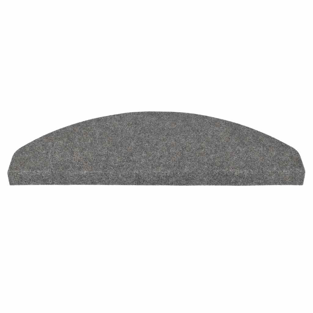 Lipnūs laiptų kilimėliai, 20vnt., pilki, 65x22,5x3,5cm