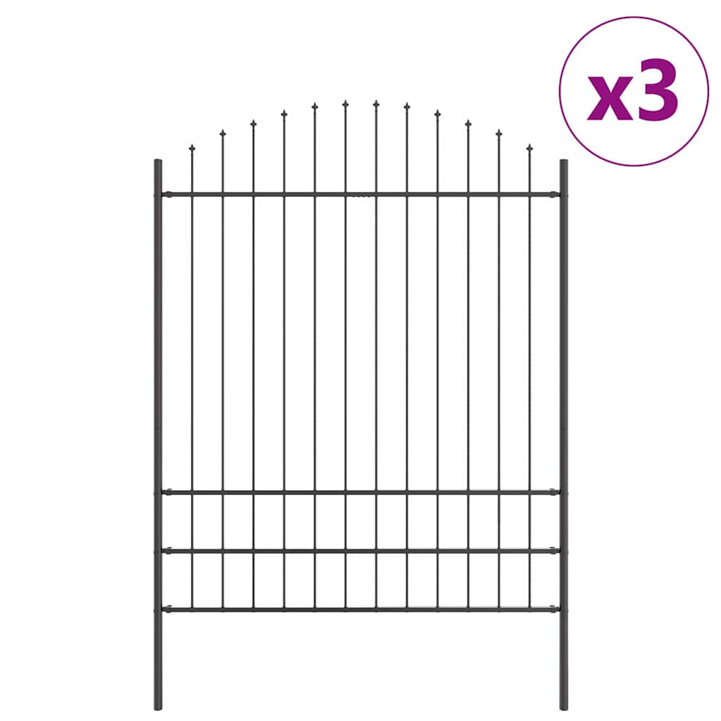 Sodo tvora 3 pcs Pilka 170 x 225 cm