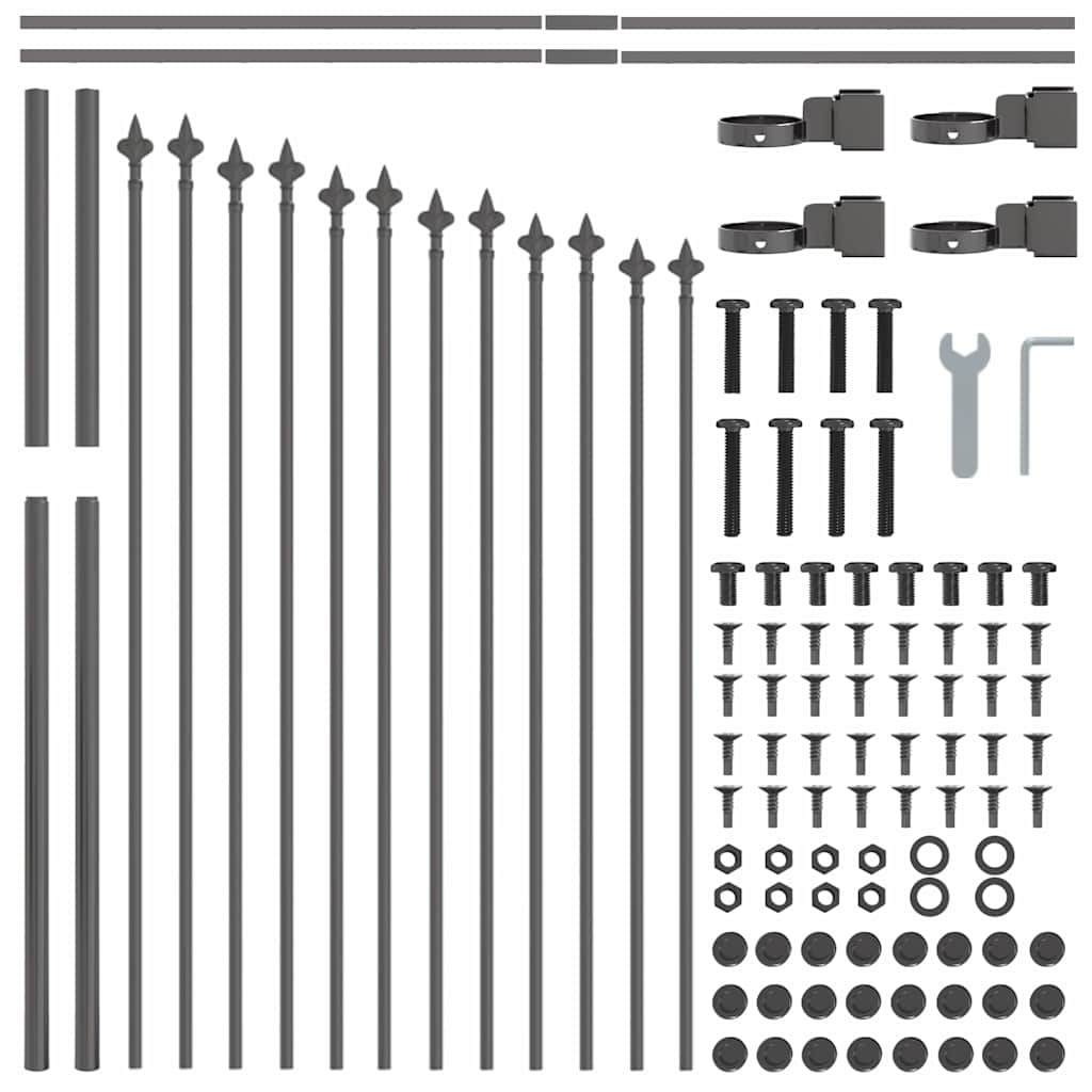 Sodo tvora Pilka 680 x 100 cm