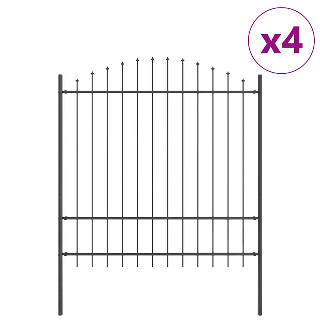 Garden fence Grey 680 x 175 cm