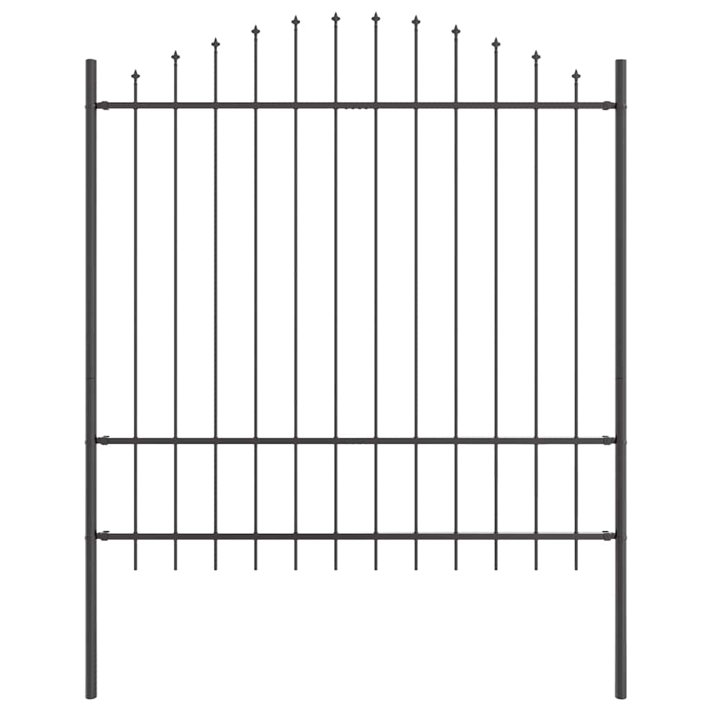 Garden fence Grey 680 x 175 cm