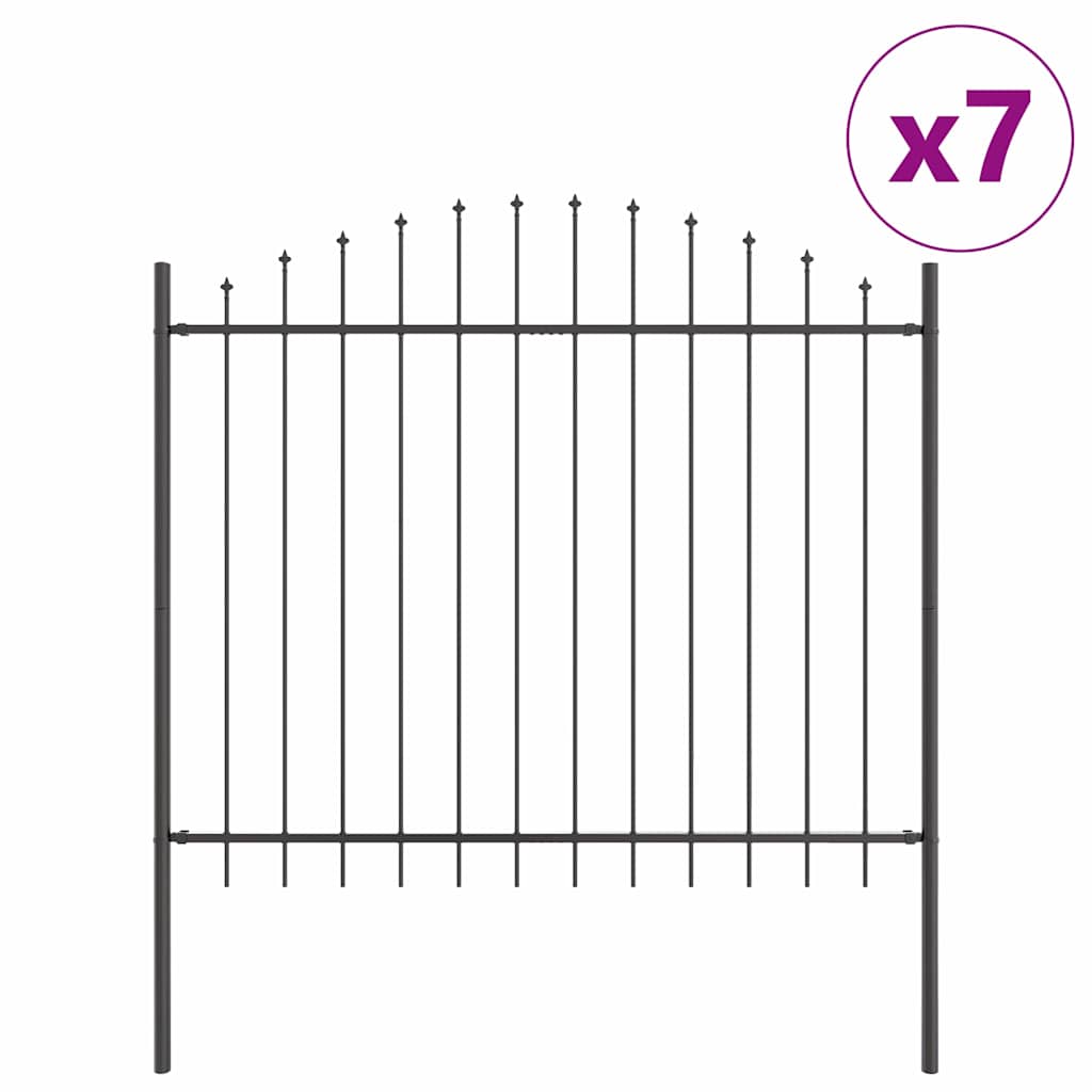 Garden fence Grey 1190 x 125 cm