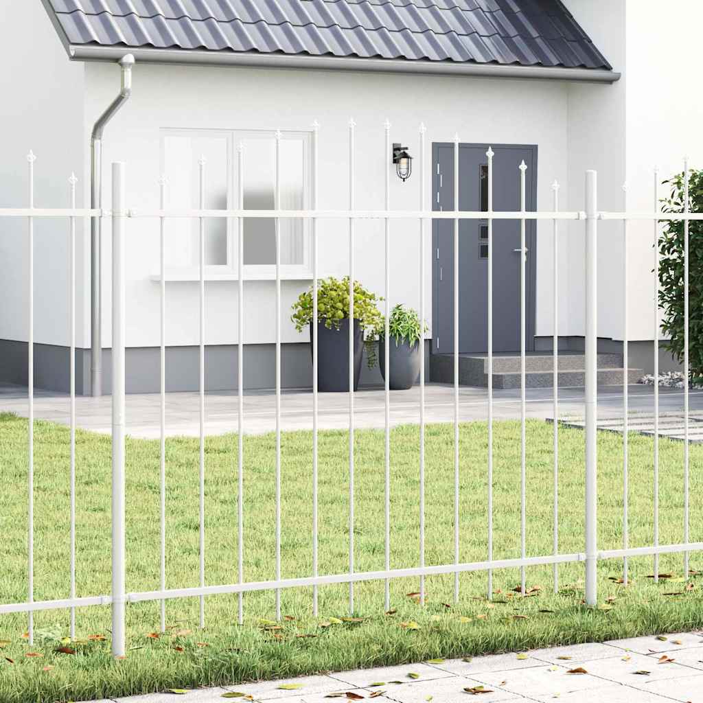 Sodo tvora Balta 850 x 125 cm Milteliniu būdu dengtas plienas