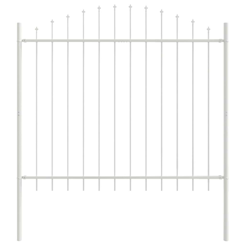 Sodo tvora Balta 850 x 125 cm Milteliniu būdu dengtas plienas