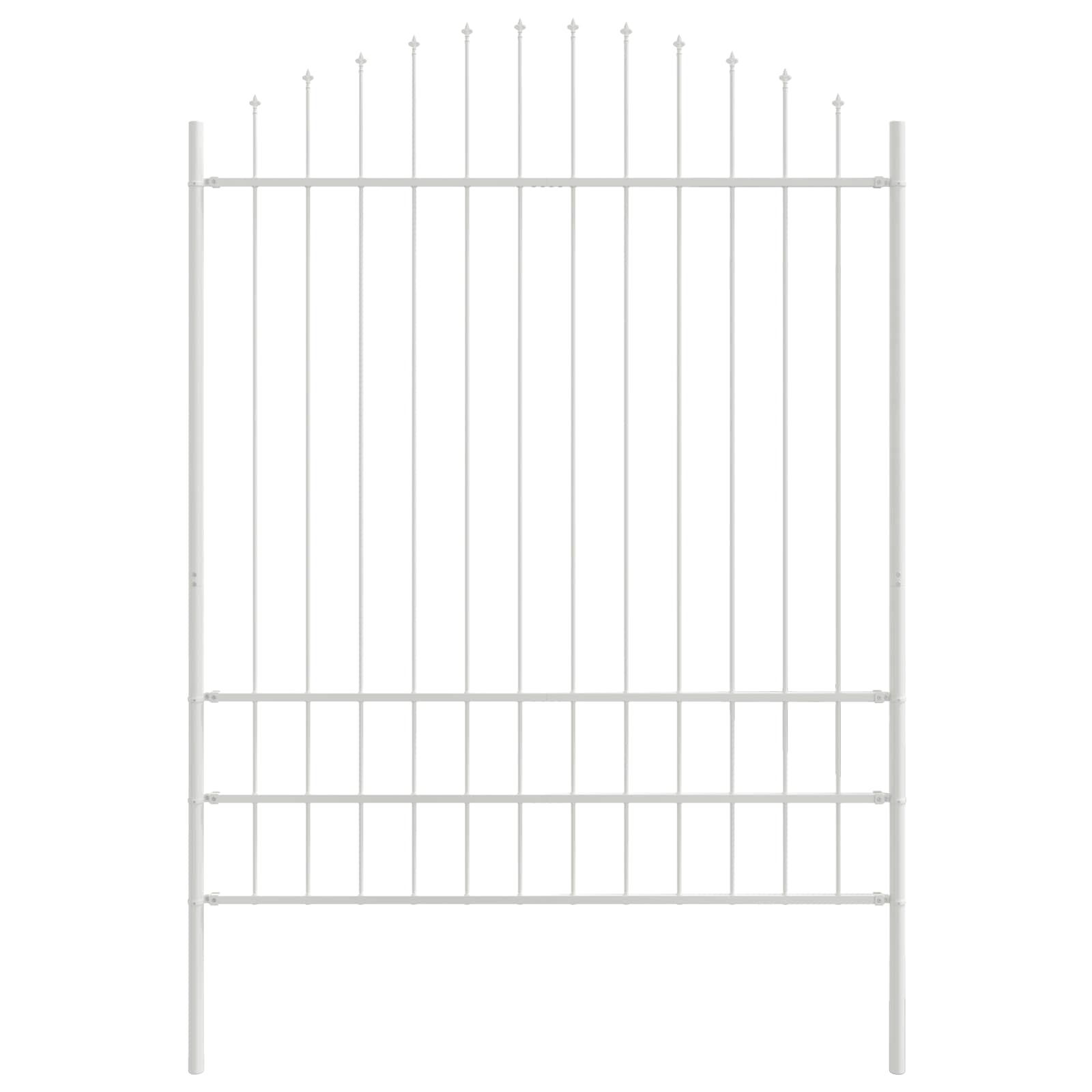 Garden fence White 1190 x 200 cm
