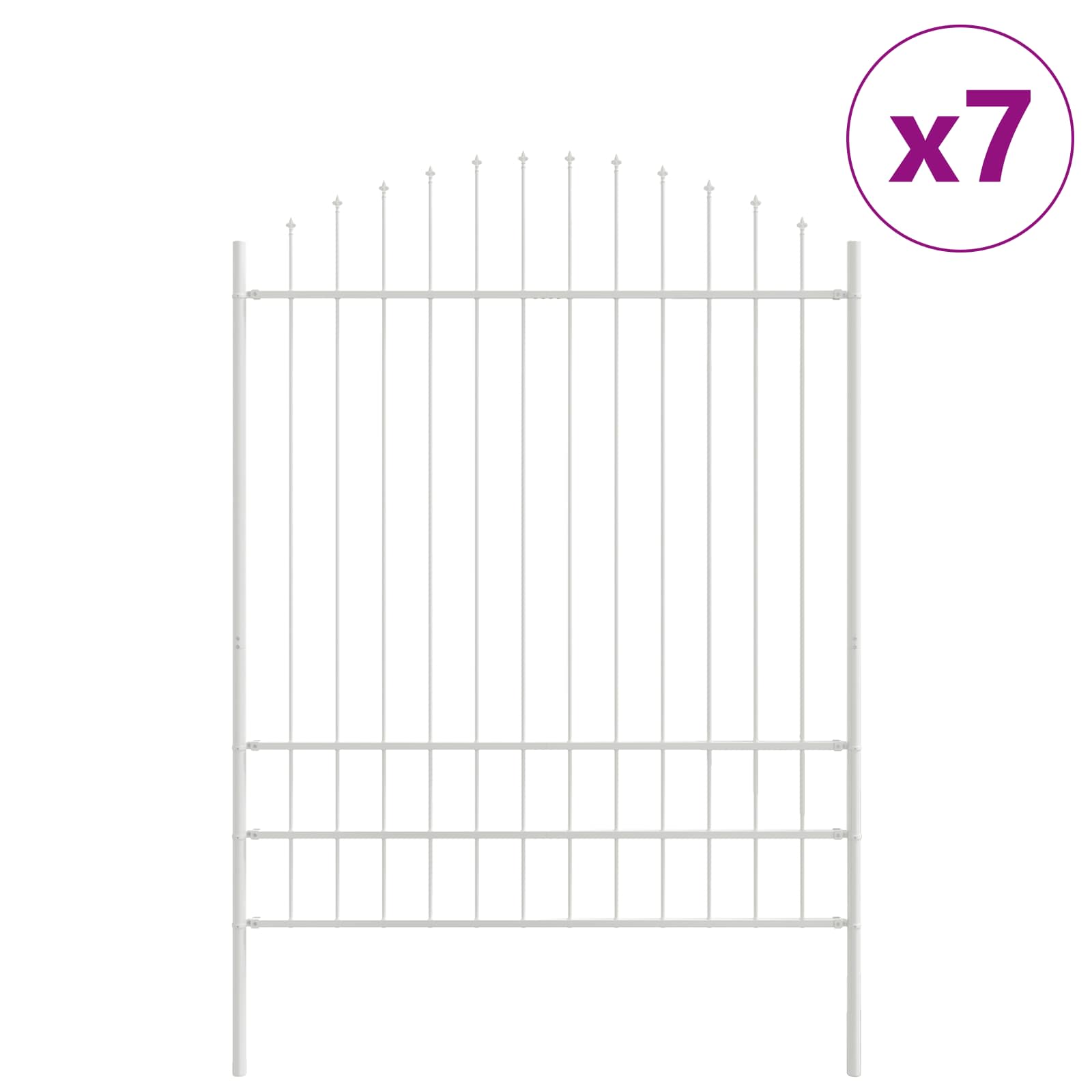 Garden fence White 1190 x 200 cm