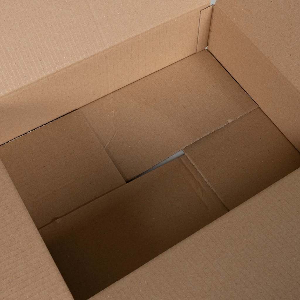 50 vnt. sulankstoma dėžė 40x30x10 cm kartonas