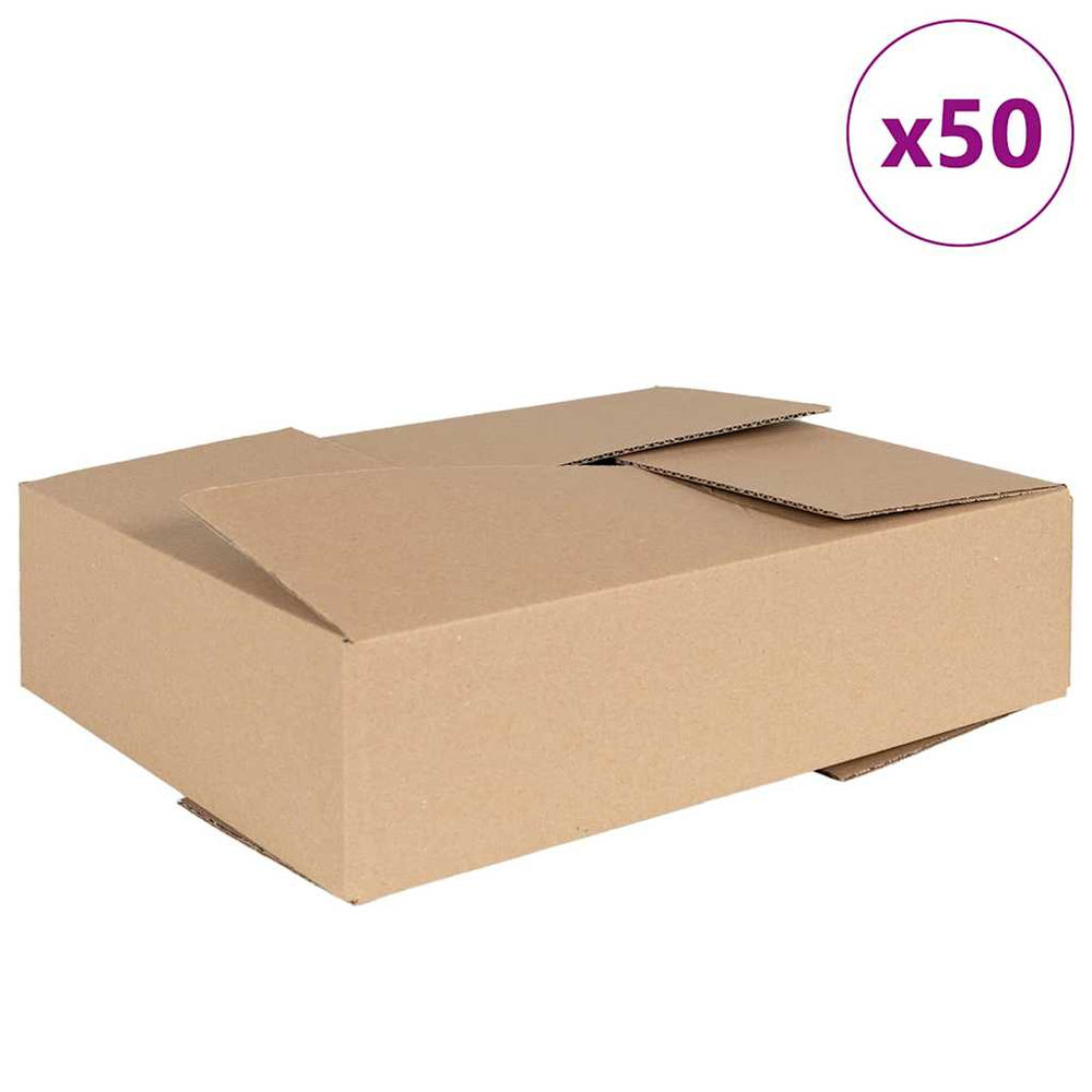 50 vnt. sulankstoma dėžė 40x30x10 cm kartonas
