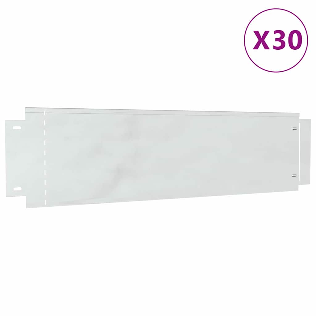 Vejos borteliai 30 pcs Sidabro 100 x 25 cm