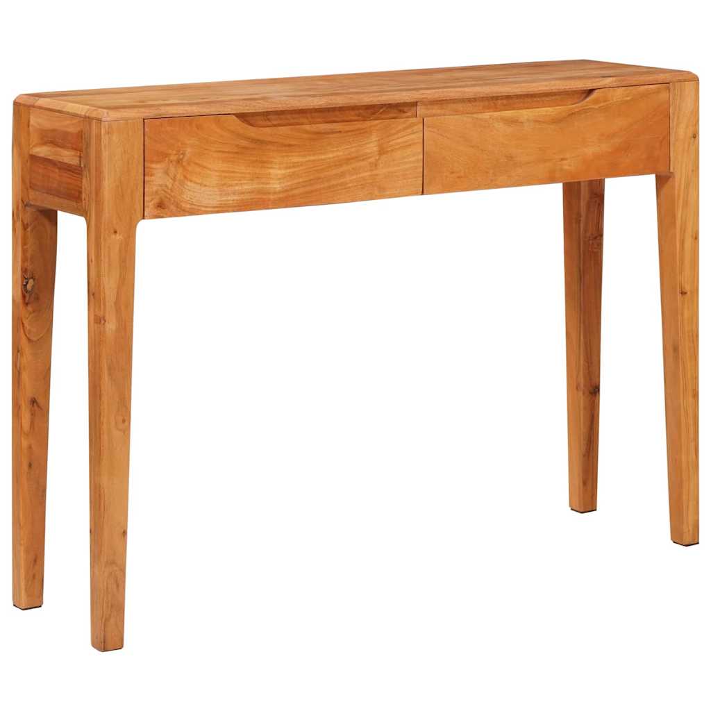 Konsoles galds ar atvilktni un glabātuvi, brūns, 110 x 30 x 80 cm