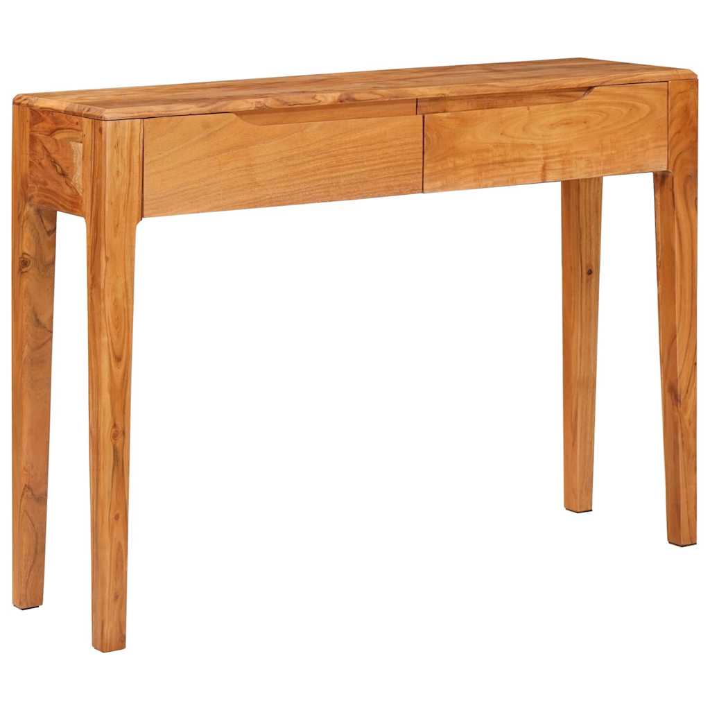 Konsoles galds ar atvilktni un glabātuvi, brūns, 110 x 30 x 80 cm